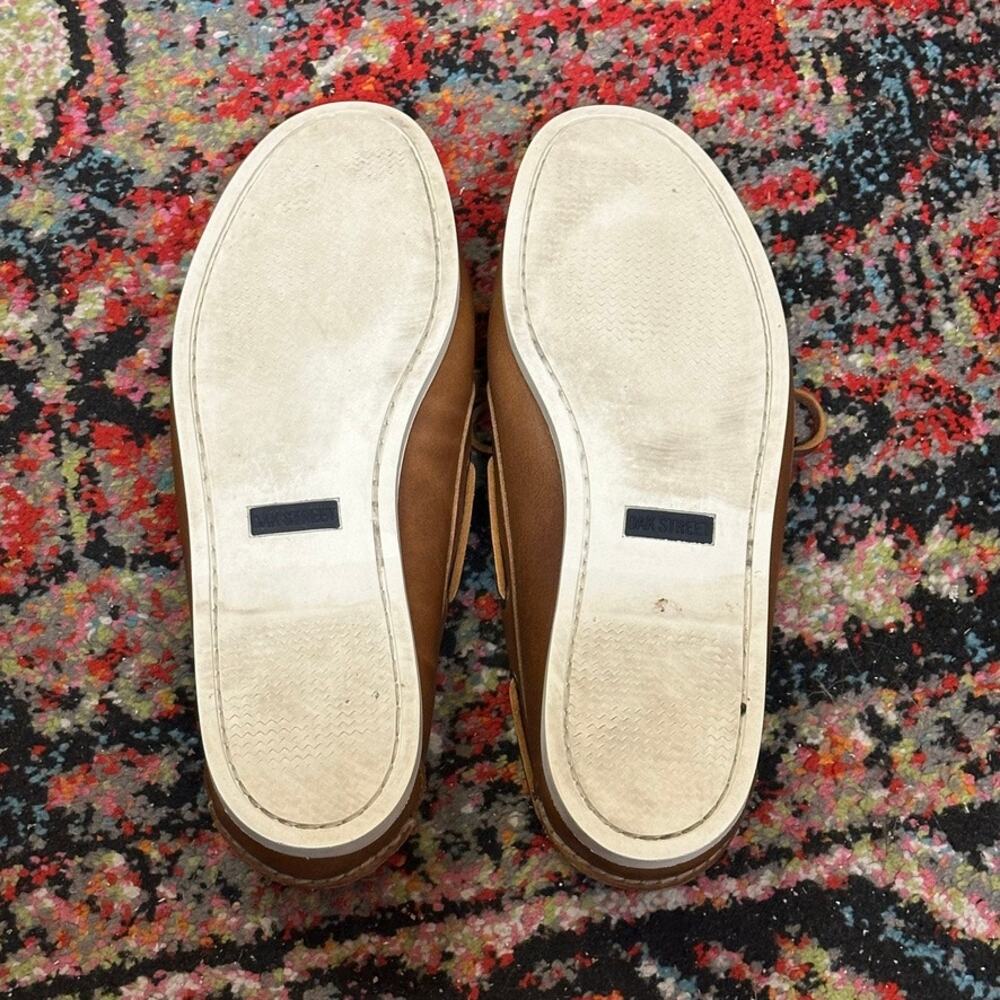 VGUC Oak Street Bootmakers Boat Shoe Moccasin Brown Chromexcel Made in USA 9.5 D - Picture 11 of 12